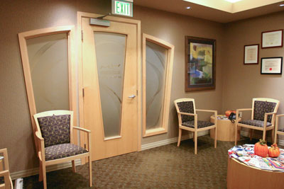 oral surgery office interior view